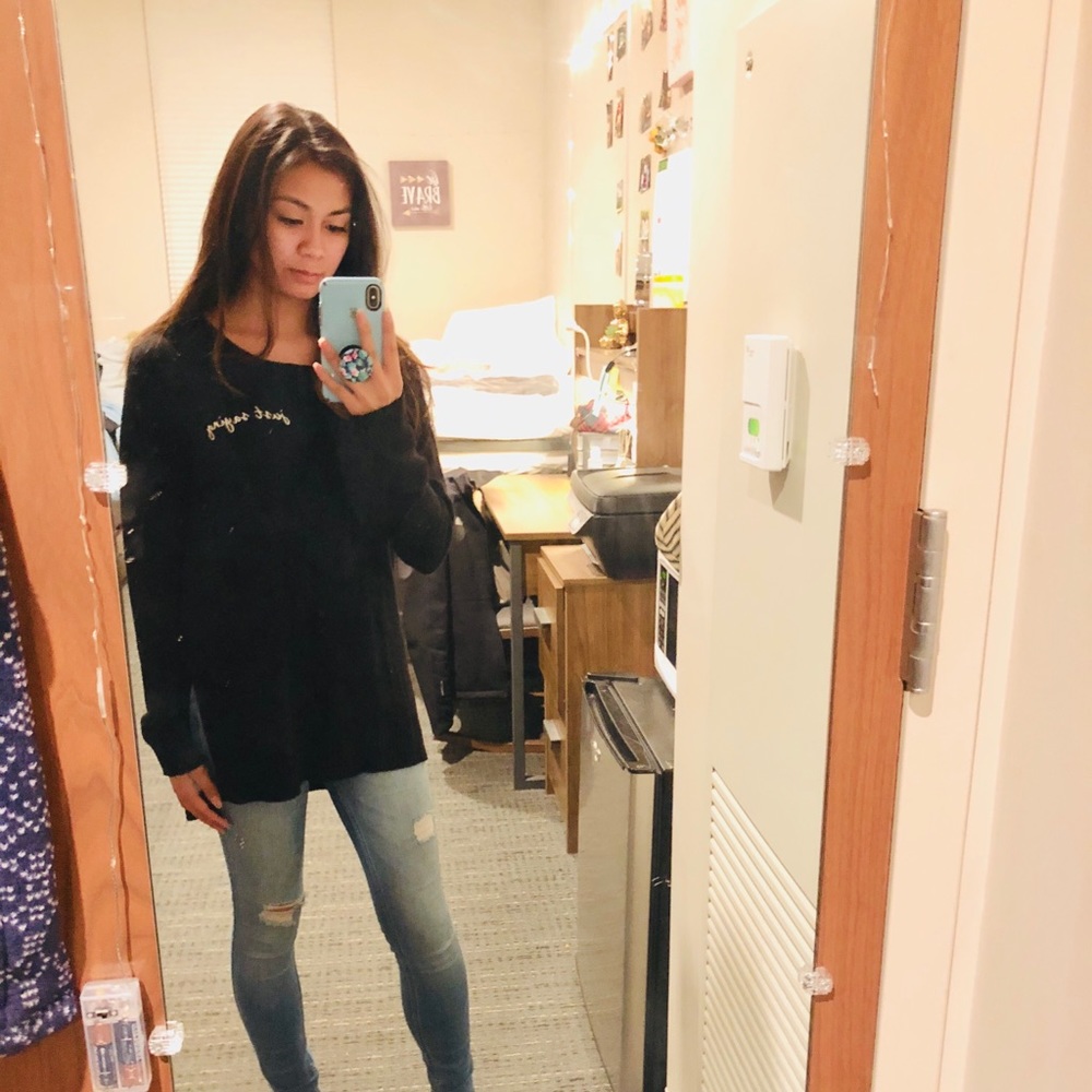 “Just Saying” Knit Sweater